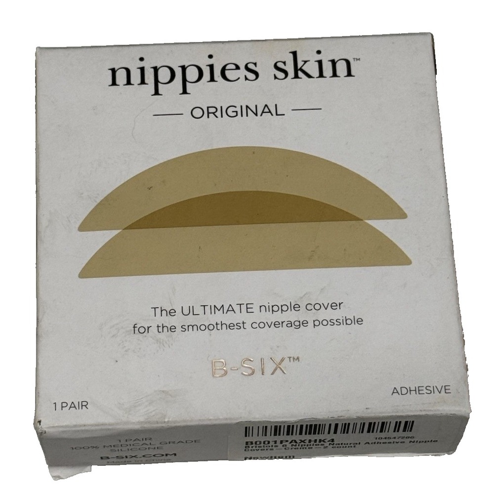 Nippies Skin Original B-SIX Nipple Cover Creme Color Size 1 S/M (3") A-C Cups